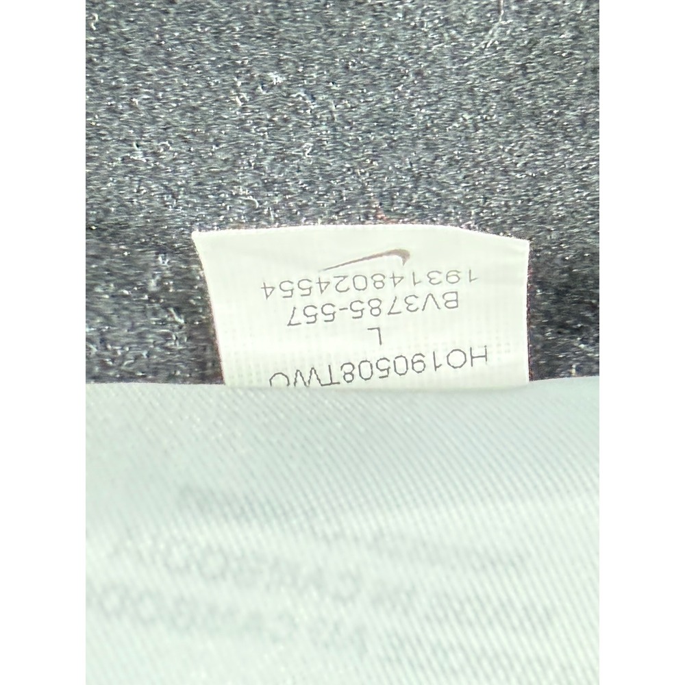 Nike Dri Fit Boys Hoodie Pullover Blue Neon Green Athletic Gym Sportswear Size L - Picture 6 of 6